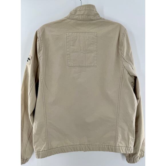 Abercrombie & Fitch Men's Beige Cotton Canvas Hamilton Jacket 90s Retro XL Y2K - Picture 4 of 10